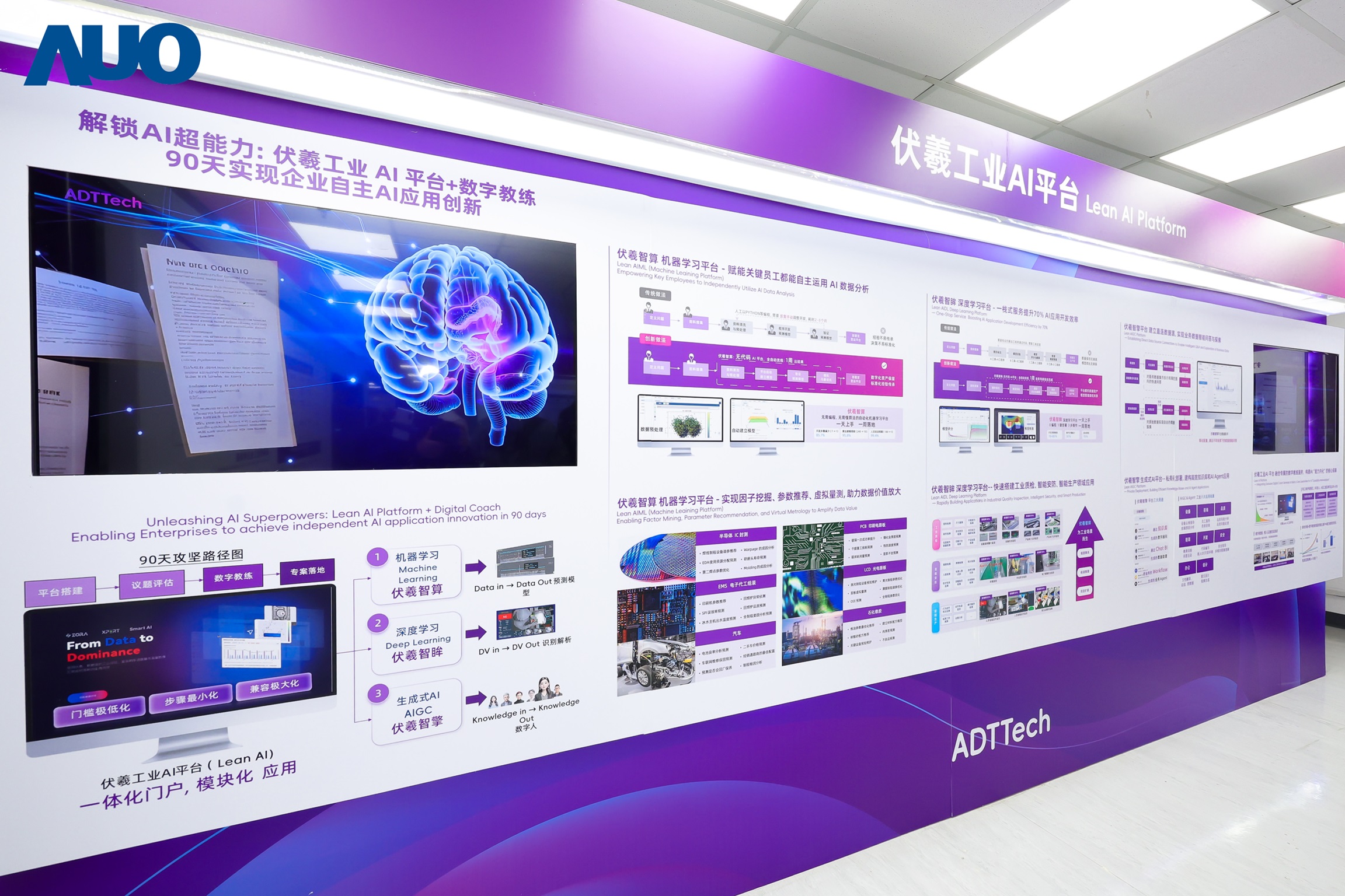 jinnian金年会历年来丰硕的智造经验与成果，进一步由子公司达智汇向外部输出，转化为可落地、可持续进化的数字解决方案，依托自主研发的数字平台与AI模型，至今已服务超过千家企业